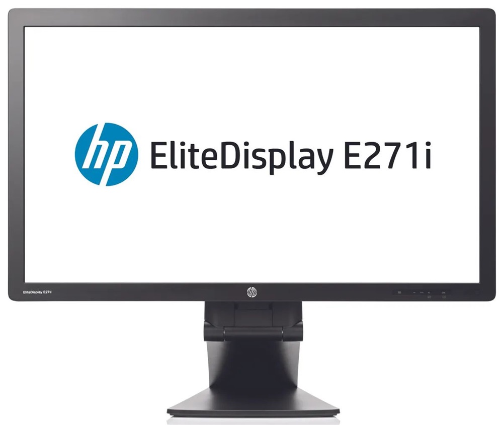HP 27" EliteDisplay E271i FHD IPS DP/DVI/VGA/USB monitor (Használt A)