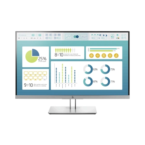 HP 27" EliteDisplay E273 FHD IPS DP/HDMI/VGA/USB monitor (Használt B)
