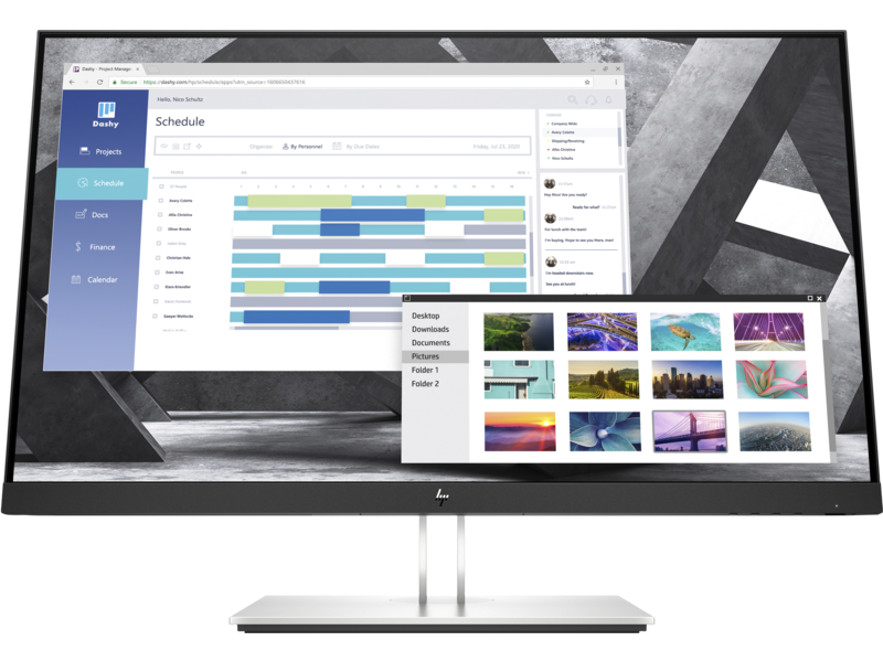 HP 27" EliteDisplay E27q G4 QHD IPS VGA/HDMI/DP monitor