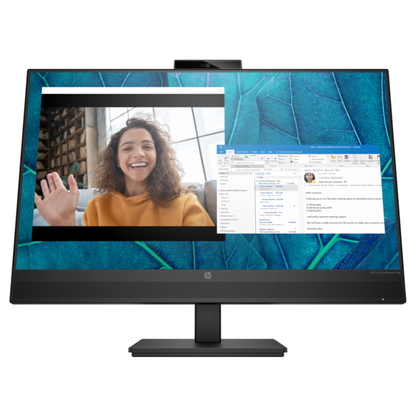 HP 27" M27m Conferencing FHD AG IPS HDMI/DP/USB fekete monitor
