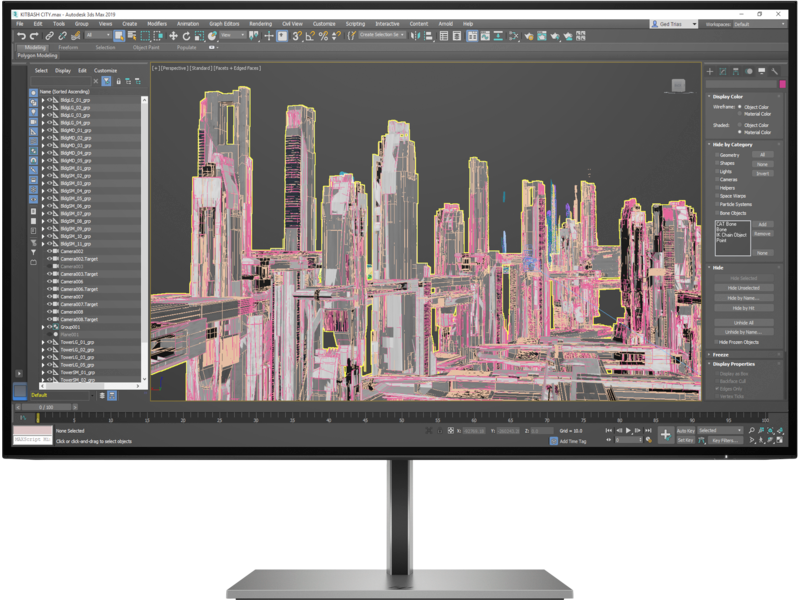 HP 27" Z27u G3 QHD IPS HDMI/DP/USB/USB-C/RJ45 monitor