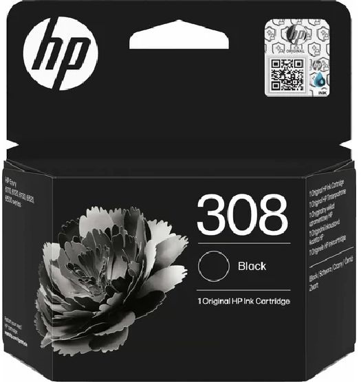 HP 308 fekete tintapatron