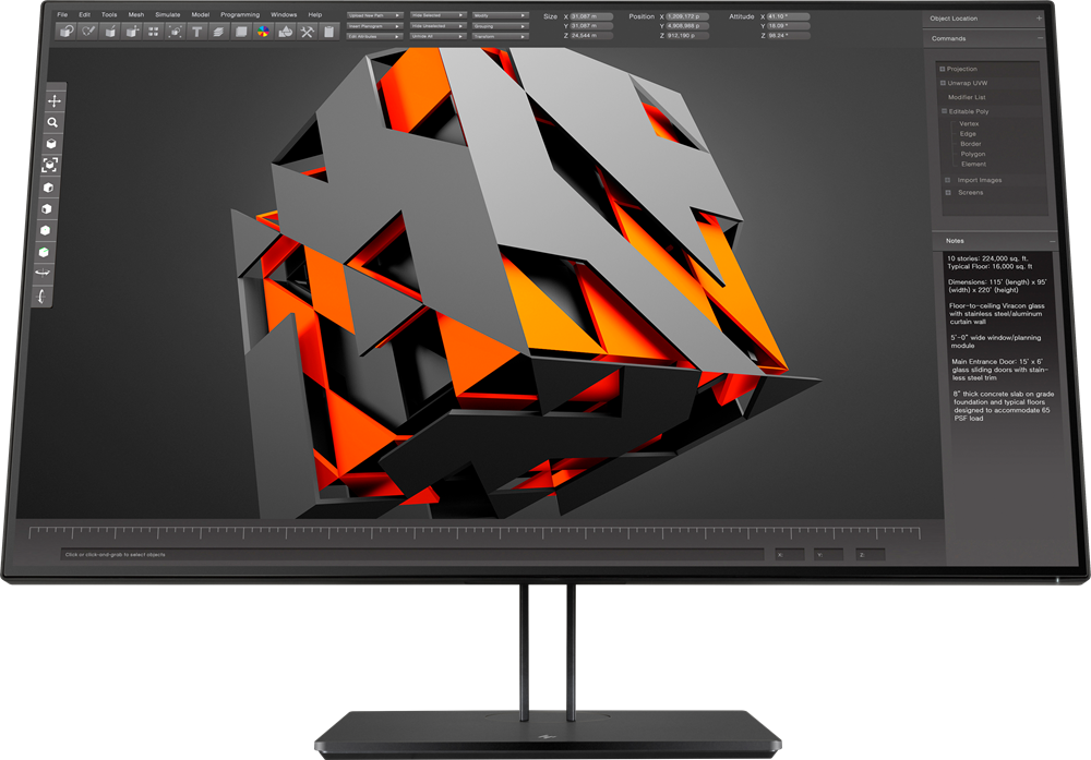 HP 31,5" 1AA81A4 Z32 4K UHD IPS HDMI/DP/USB fekete mini LED monitor