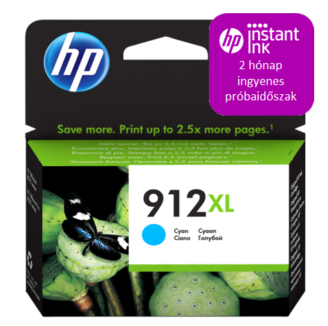HP 3YL81AE (912XL) cián tintapatron