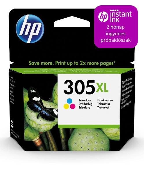 HP 3YM63AE (305XL) háromszínű nagykapacítású tintapatron