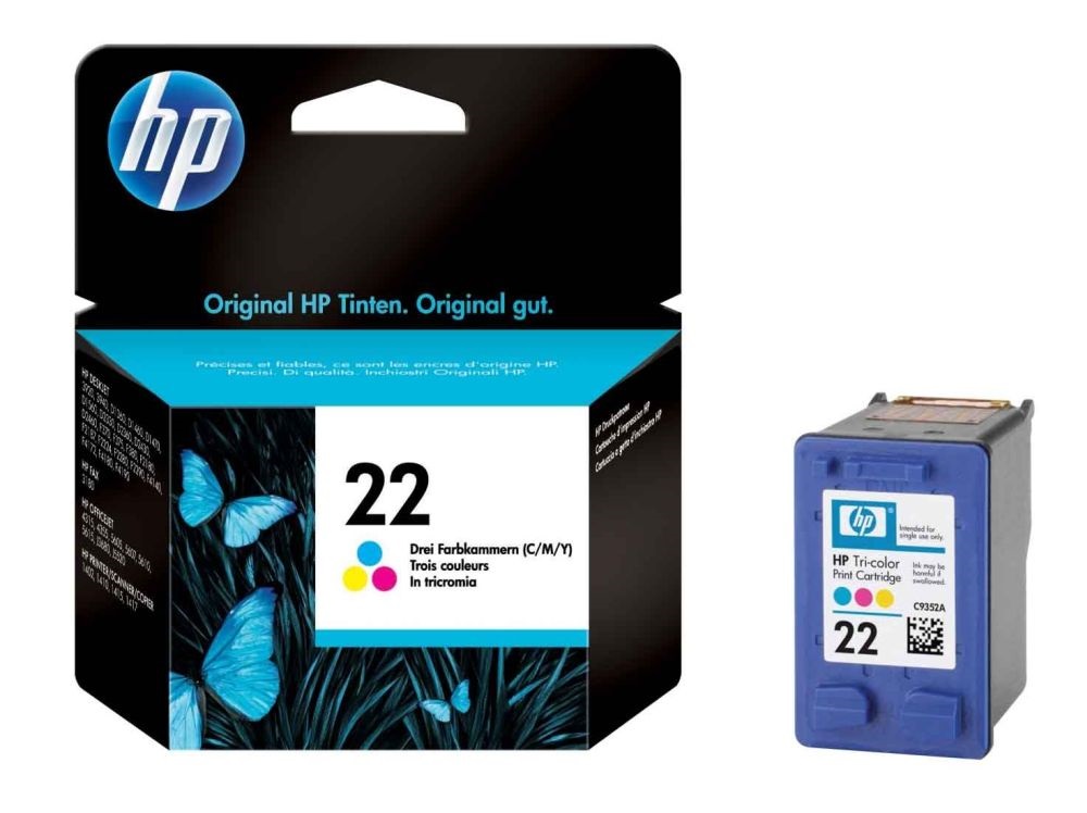 HP C9352AE (22) színes tri-color tintapatron