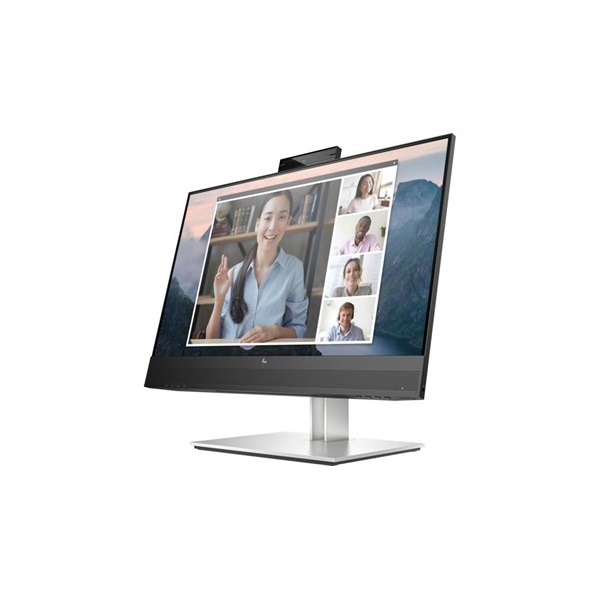 HP 23,8" E24mw G4 Conferencing FHD IPS DP/VGA/HDMI/USB fekete-ezüst LED monitor