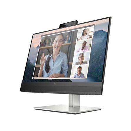 HP 23,8" E24mw G4 Conferencing FHD IPS DP/VGA/HDMI/USB fekete-ezüst LED monitor