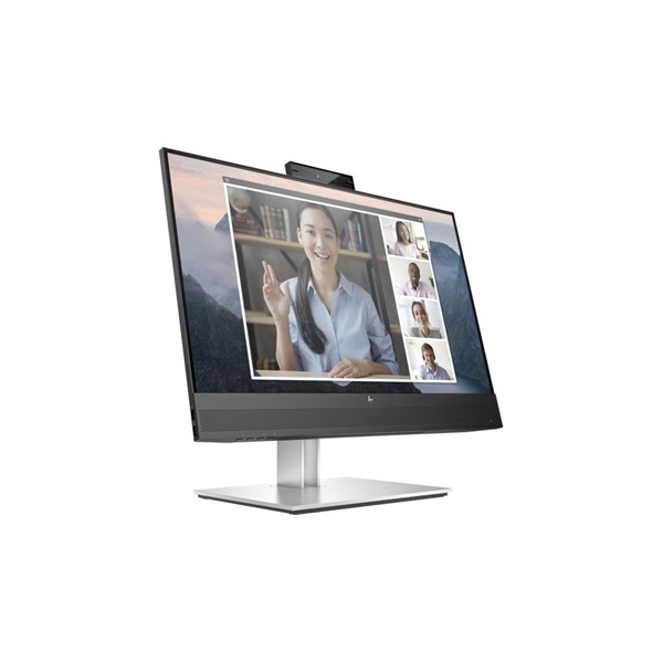 HP 23,8" E24mw G4 Conferencing FHD IPS DP/VGA/HDMI/USB fekete-ezüst LED monitor