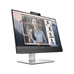 HP 23,8" E24mw G4 Conferencing FHD IPS DP/VGA/HDMI/USB fekete-ezüst LED monitor