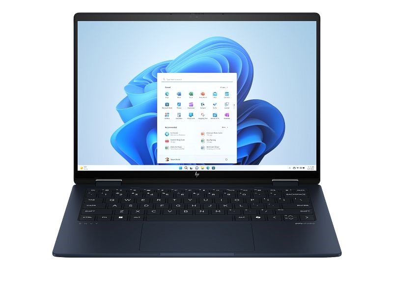 HP ENVY x360 14-fc0004nh 14"2.8K/Intel Core Ultra 7 155U/32GB/1TB/Int.VGA/Win11/kék laptop