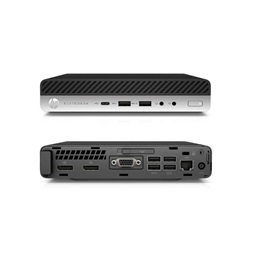 HP EliteDesk 800 G4 Micro/i5-8500T/16GB/256GB/Win Pro COA/fekete asztali számítógép (Használt A+)