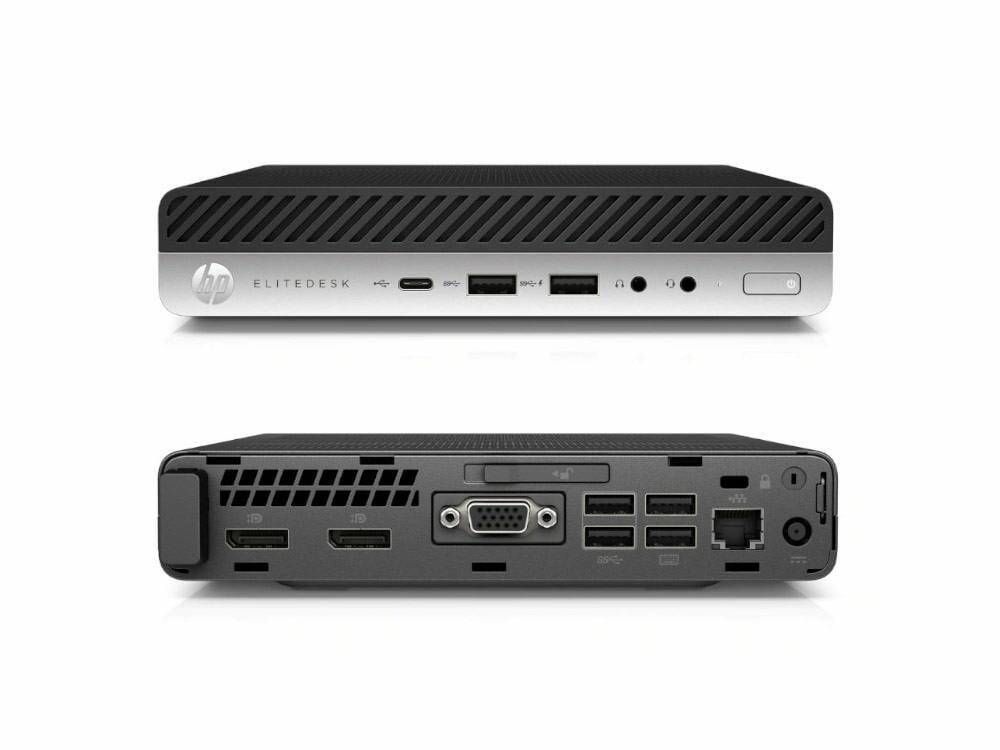 HP MP9 G4 Micro/i5-8500T/16GB/256GB SSD/Win11 Pro/fekete asztali számítógép (Használt A)