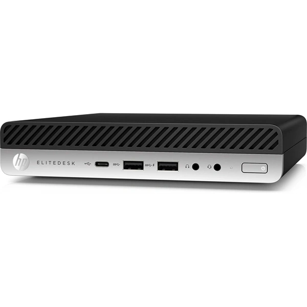 HP EliteDesk 800 G4 Micro/i5-8th/16GB/512GB/Win Pro COA/fekete asztali számítógép (Használt A+)