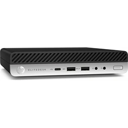 HP EliteDesk 800 G4 Micro/i5-8th/16GB/512GB/Win Pro COA/fekete asztali számítógép (Használt A+)