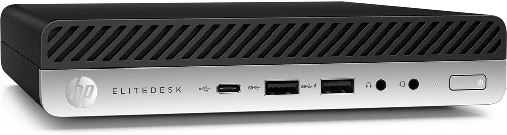 HP EliteDesk 800 G4 Micro/i5-8th/16GB/512GB/Win Pro COA/fekete asztali számítógép (Használt A+)