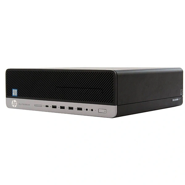 HP EliteDesk 800 G4 SFF/i5-8500T/16GB/256GB/Win Pro COA/fekete asztali számítógép (Használt A+)