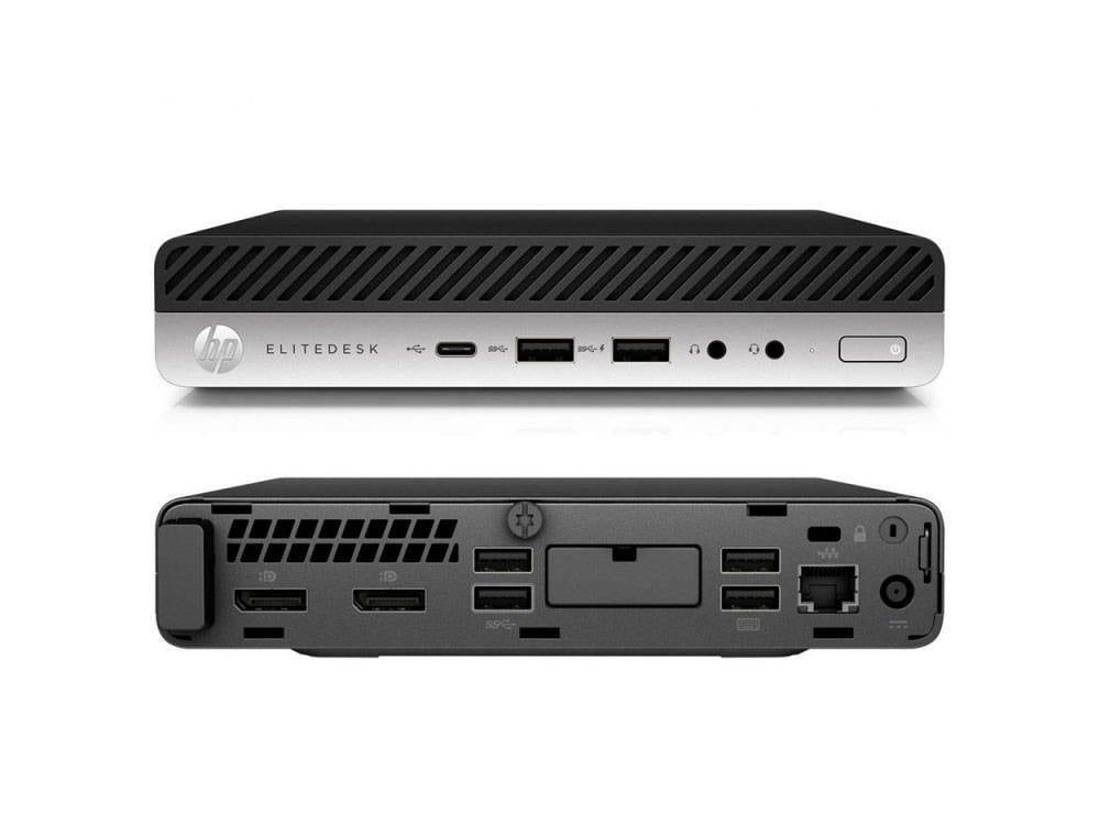 HP EliteDesk 800 G5 Micro/i5-9500/16GB/512GB SSD/Win Pro COA/fekete asztali számítógép (Használt A+,felújított)