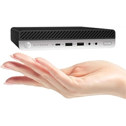 HP EliteDesk 800 G5 Micro/i5-9th/16GB/512GB SSD/Win Pro COA fekete asztali számítógép (Használt A)