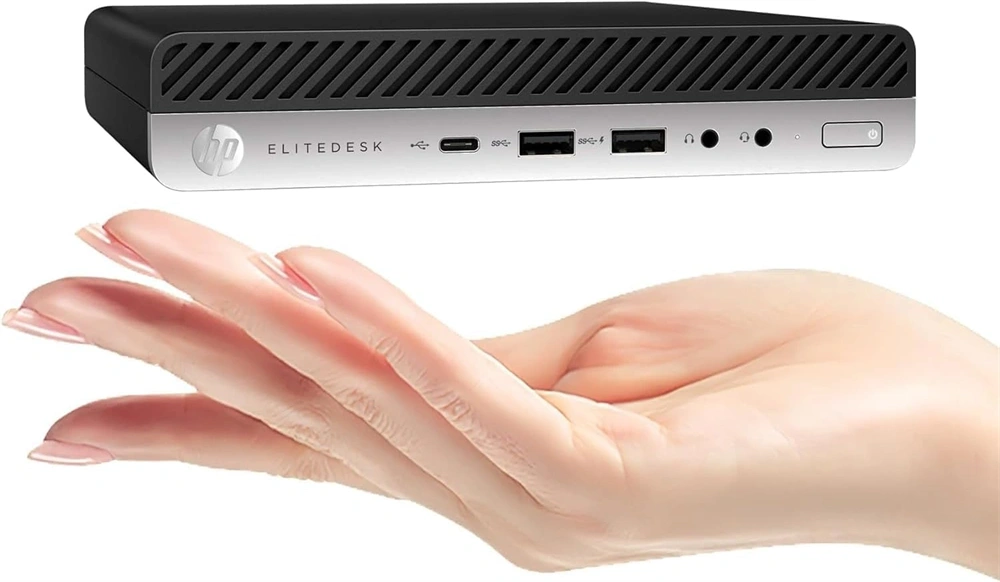 HP EliteDesk 800 G5 Micro/i5-9th/8GB/256GB SSD/Win Pro COA fekete asztali számítógép (Használt A)