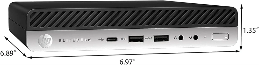 HP EliteDesk 800 G5 Micro/i5-9th/8GB/256GB SSD/Win Pro COA fekete asztali számítógép (Használt A)