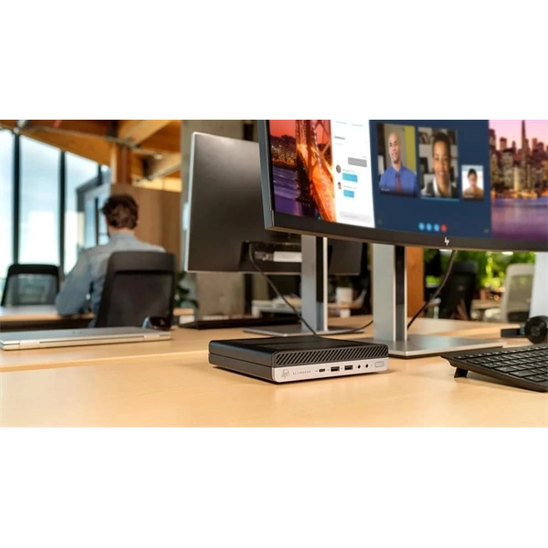 HP EliteDesk 800 G5 Micro/i5-9th/8GB/256GB SSD/Win Pro COA fekete asztali számítógép (Használt A)