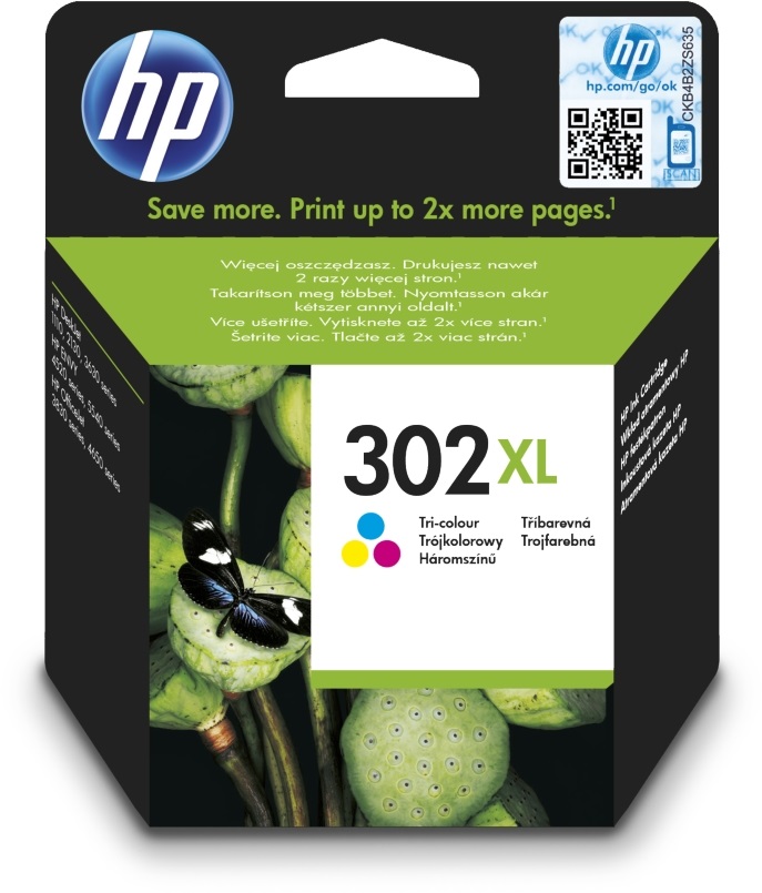 HP F6U67AE (302XL) háromszínű tintapatron