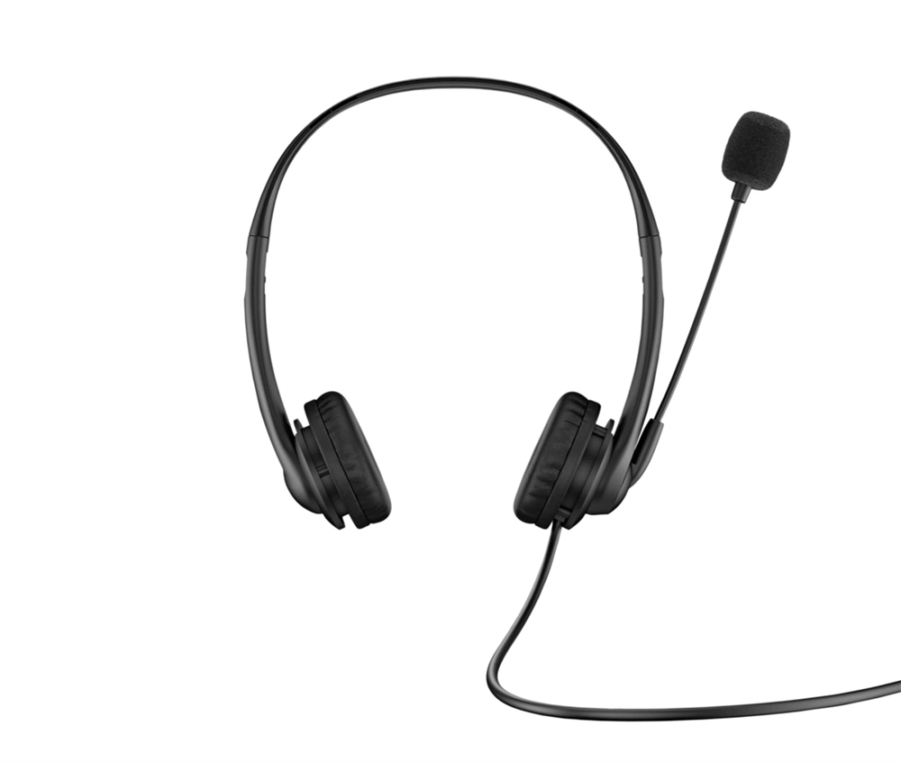 HP G2 vezetékes sztereó fekete headset