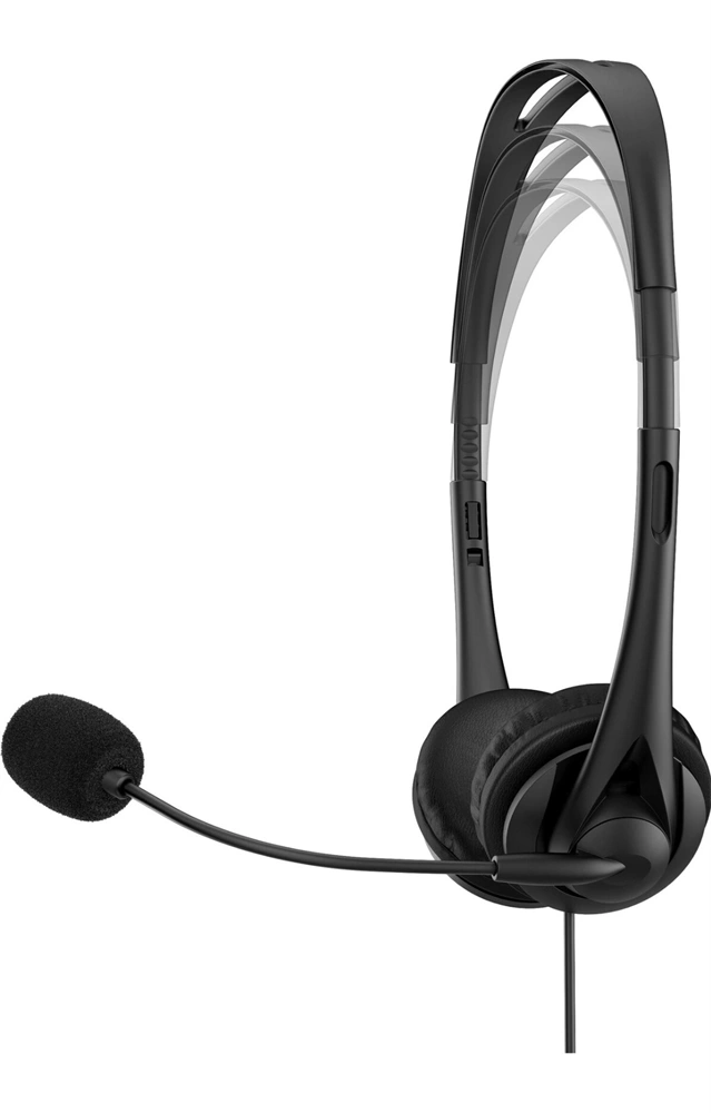 HP G2 vezetékes sztereó fekete headset