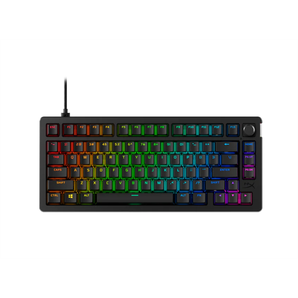 HP HYPERX Alloy Rise 75 UK (piros switch) vezetékes mechanikus gamer billentyűzet