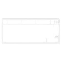 HP HYPERX Alloy Rise 75 fehér felső lemez