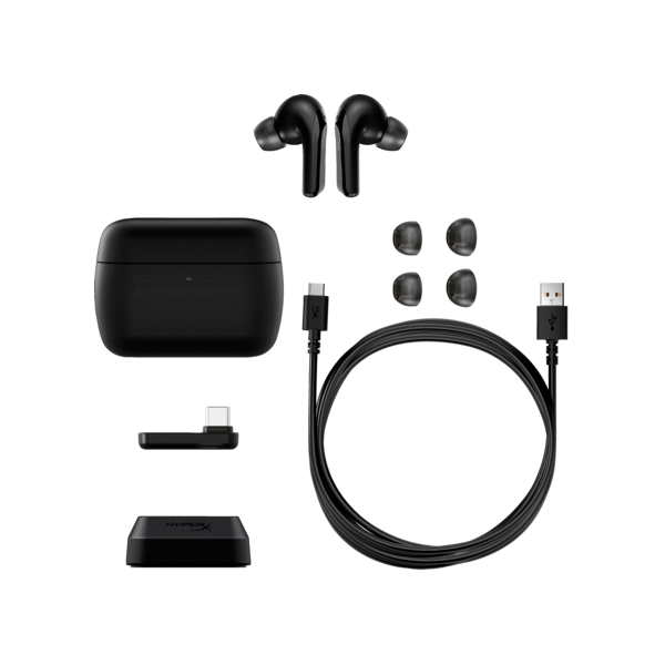 HP HYPERX Cloud MIX Buds 2 True Wireless Bluetooth fekete fülhallgató