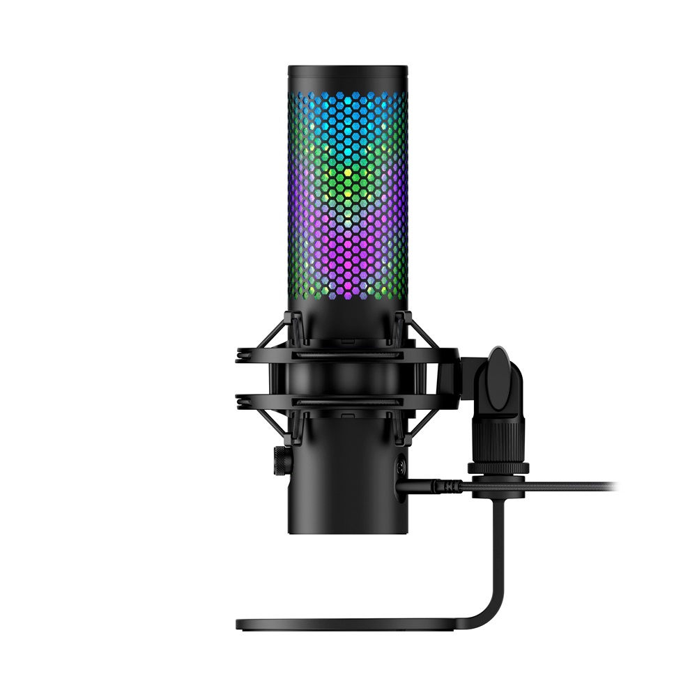 HP HYPERX QuadCast 2 S RGB fekete vezetékes mikrofon