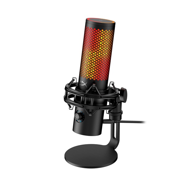 HP HYPERX QuadCast 2 S RGB fekete vezetékes mikrofon