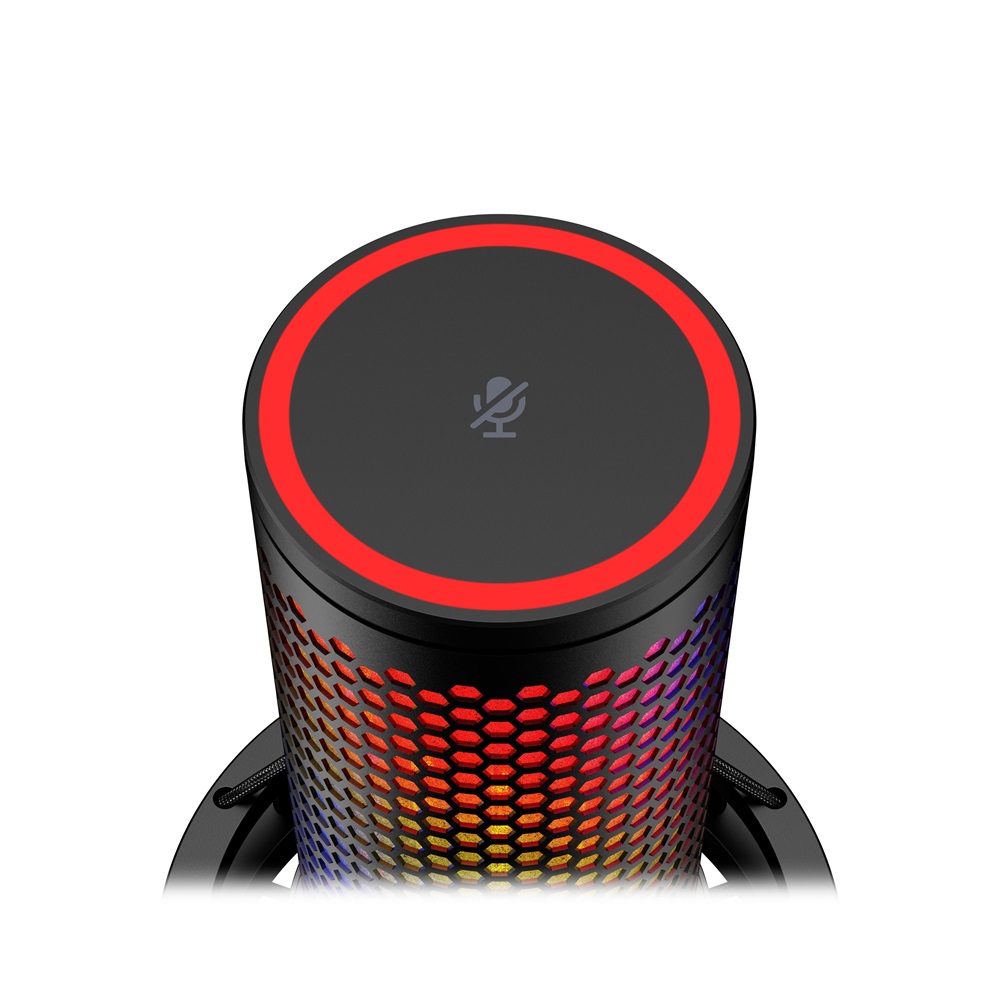 HP HYPERX QuadCast 2 S RGB fekete vezetékes mikrofon