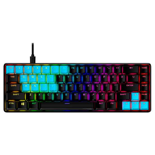 HP HYPERX amerikai lokalizáció kék gumibillentyűk gaming kiegészítőkészlet