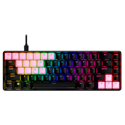 HP HYPERX amerikai lokalizáció rózsaszín gumibillentyűk gaming kiegészítőkészlet