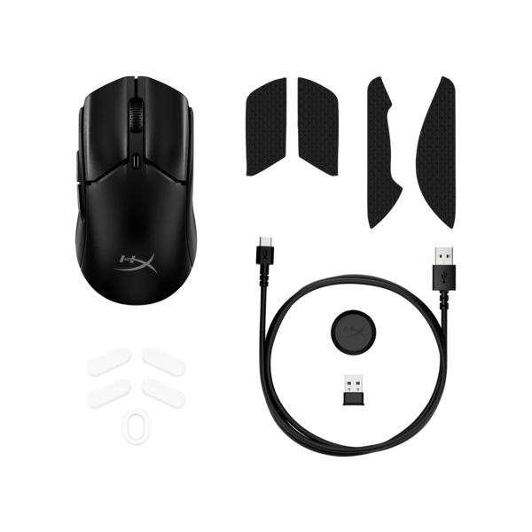 HP HYPERX vezeték Nélküli Egér Pulsefire Haste 2 Mini Wireless - Gaming Mouse Black