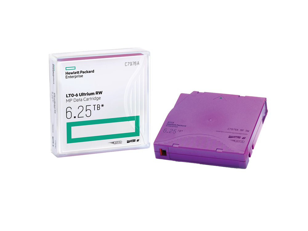 HPE C7976A LTO-6 Ultrium 6.25TB RW Data Cartridge