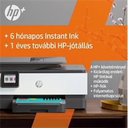 HP OfficeJet Pro 8022E All-in-One multifunkciós tintasugaras Instant Ink ready nyomtató (Újracsomagolt)