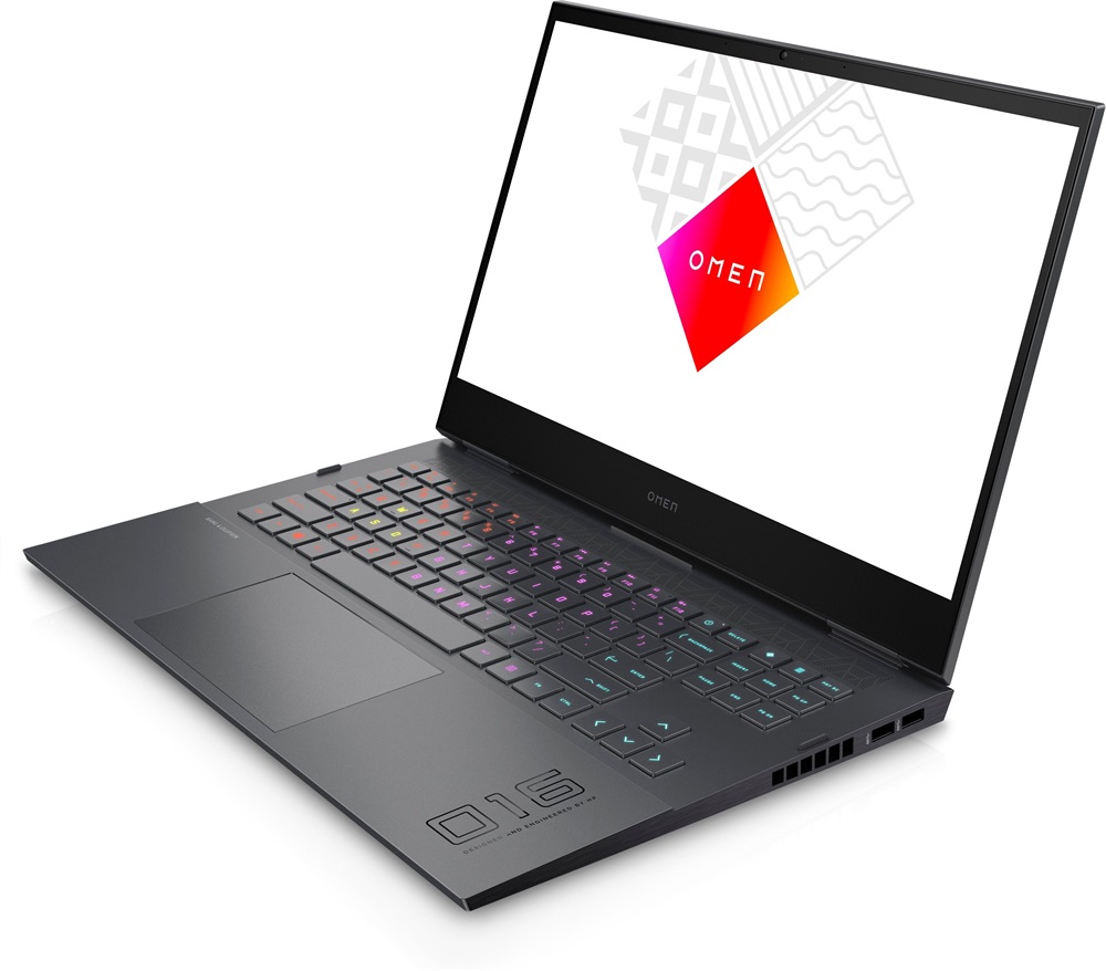 HP Omen 16-b0002nh 16,1"FHD/Intel Core i7-11800H/16GB/512GB/RTX 3060 6GB/DOS/fekete laptop