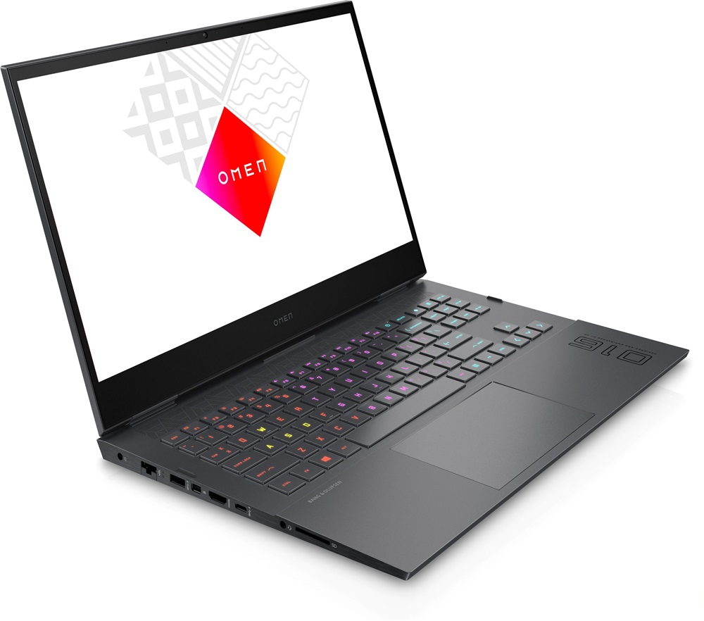 HP Omen 16-b0002nh 16,1"FHD/Intel Core i7-11800H/16GB/512GB/RTX 3060 6GB/DOS/fekete laptop