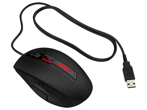 OMEN by HP X9000 vezetékes fekete gamer egér