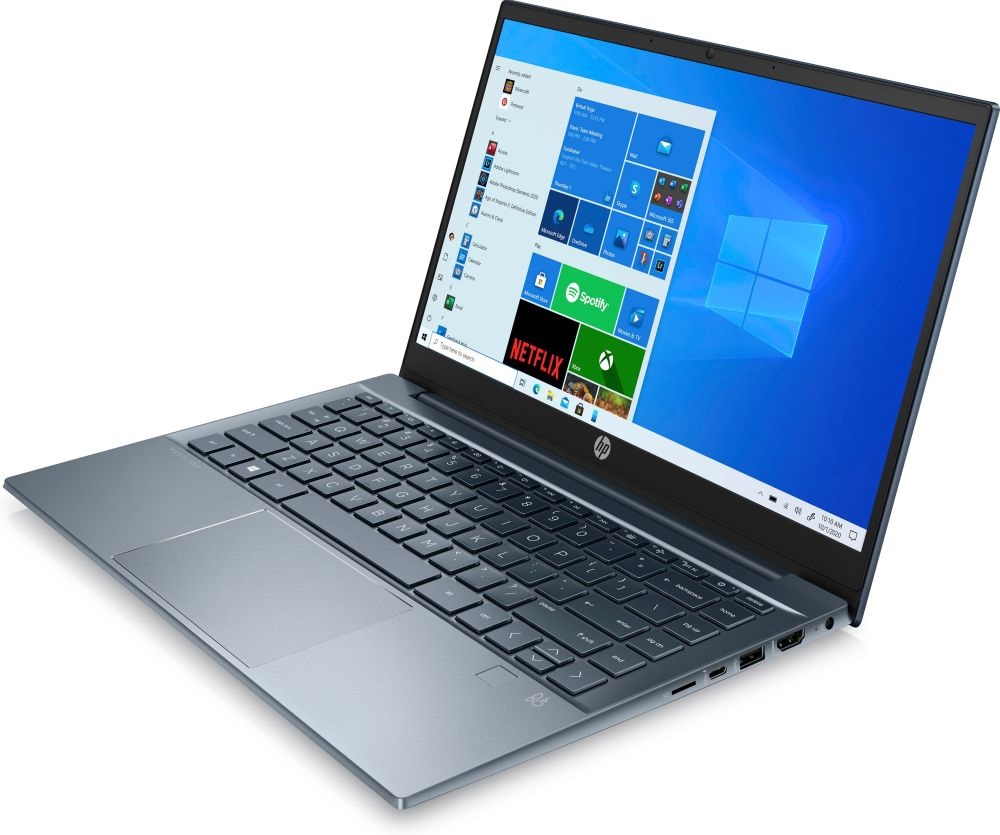 HP Pavilion 14-ec0012nh 14"FHD/AMD Ryzen 3-5300U/8GB/256GB/Int. VGA/Win10/kék laptop