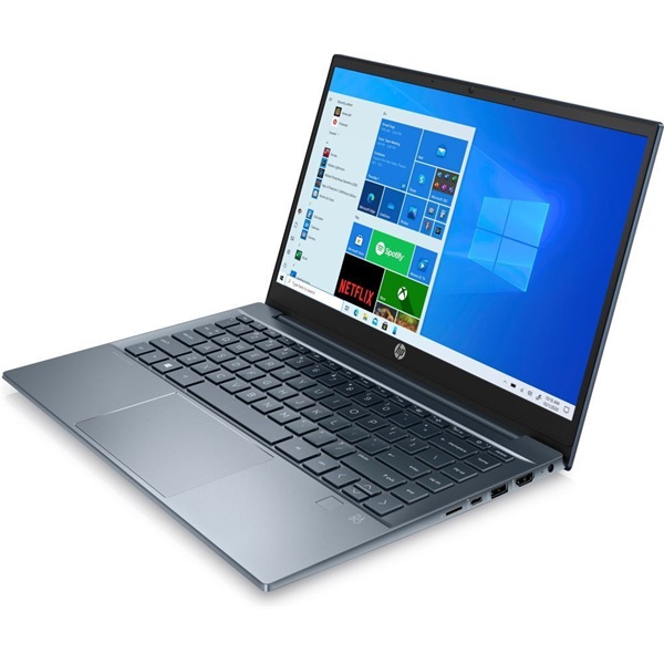 HP Pavilion 14-ec0012nh 14"FHD/AMD Ryzen 3-5300U/8GB/256GB/Int. VGA/Win10/kék laptop (Újracsomagolt)