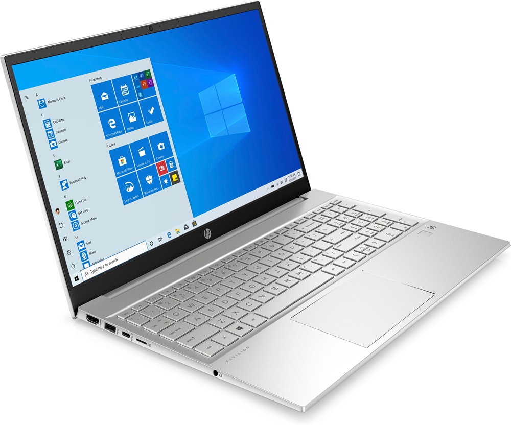 HP Pavilion 15-eh1013nh 15,6"FHD/AMD Ryzen 3-5300U/8GB/256GB/Int. VGA/Win10/ezüst laptop