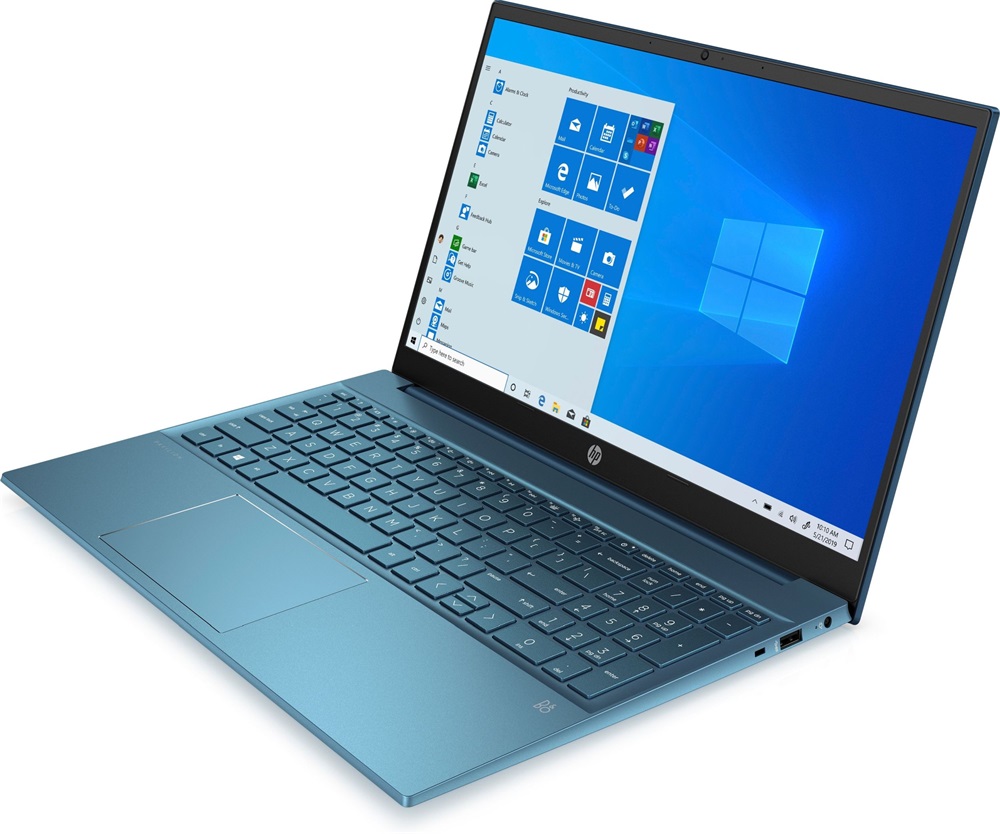 HP Pavilion 15-eg0021nh 15,6"FHD/Intel Core i3-1125G4/8GB/256GB/Int. VGA/Win10/zöldeskék laptop