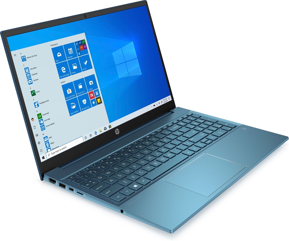 HP Pavilion 15-eg0021nh 15,6"FHD/Intel Core i3-1125G4/8GB/256GB/Int. VGA/Win10/zöldeskék laptop