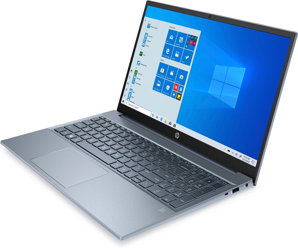 HP Pavilion 15-eh1012nh 15,6"FHD/AMD Ryzen 3-5300U/8GB/256GB/Int. VGA/Win10/kék laptop