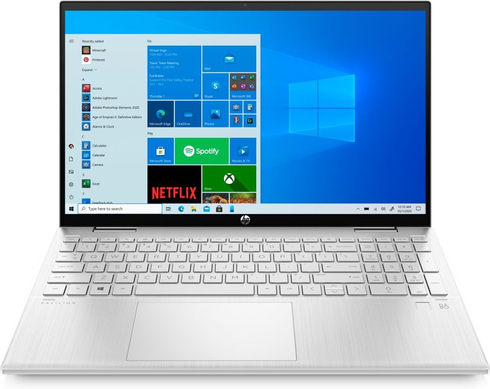 HP Pavilion x360 15-er0002nh 15,6"FHD/Intel Core i3-1125G4/8GB/256GB/Int. VGA/Win10/ezüst laptop